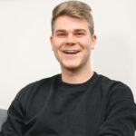 Florian Moser, lachend