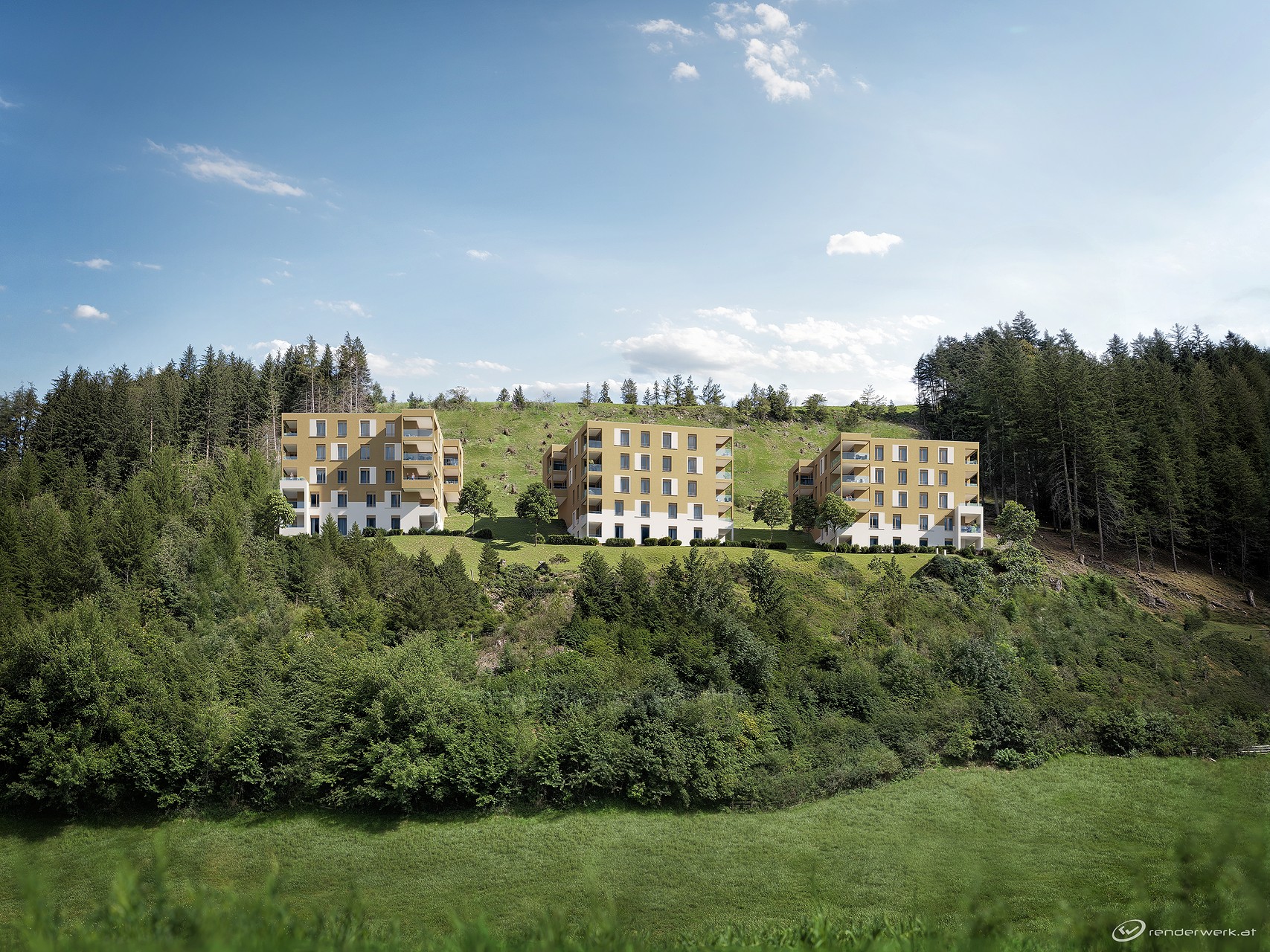 Navis Aufenstein Frontansicht Visualisierung