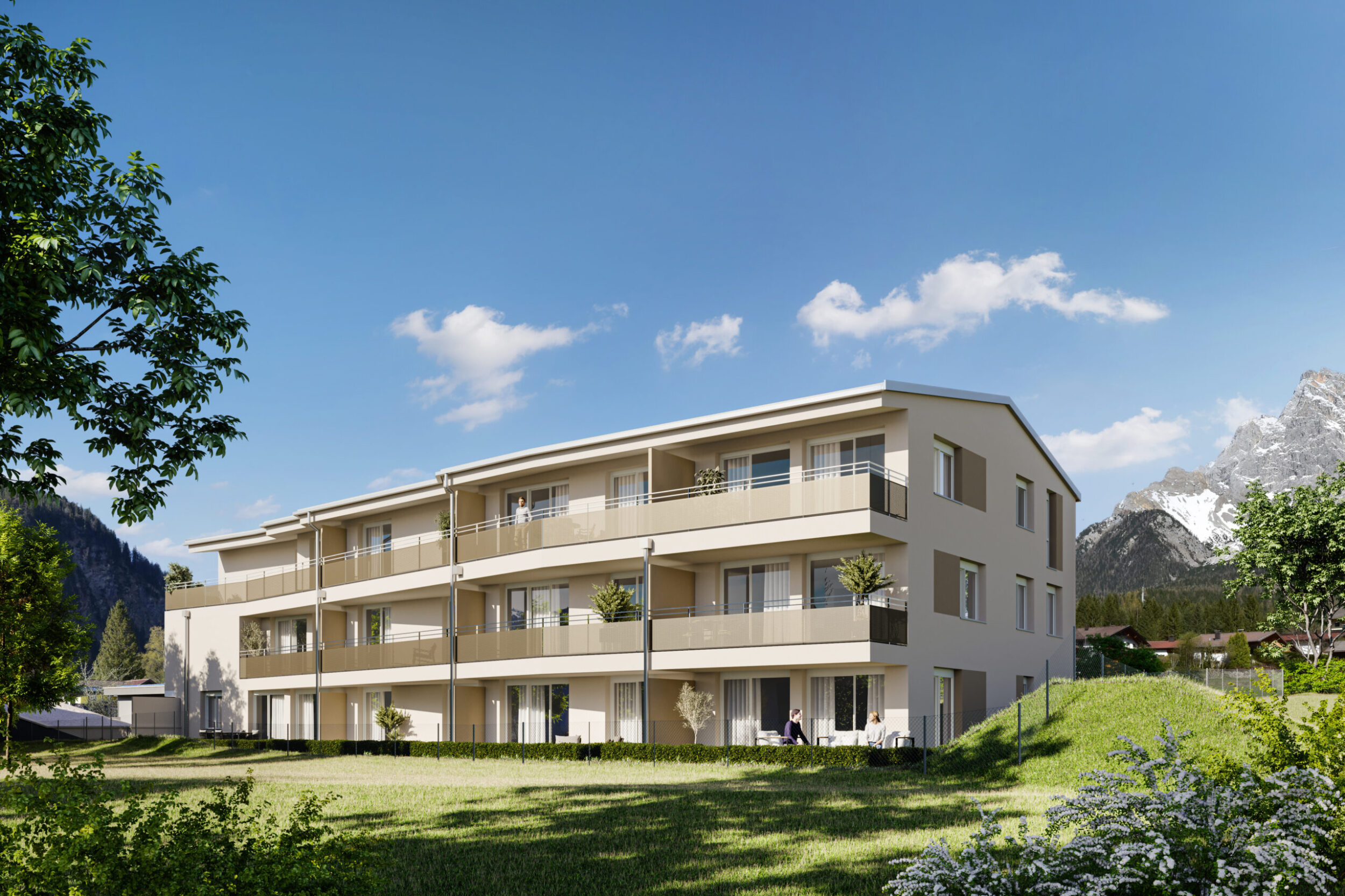 Ehrwald Zugspitzstraße Visualisierung