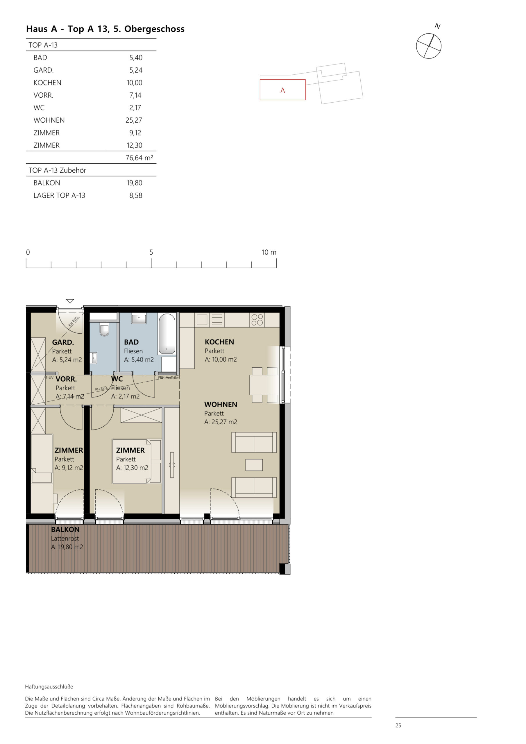 GRUNDRISS - Modernes Wohnen in Kappl: Erstbezug mit Balkon und Top-Ausstattung für 1.016,00 €/Monat!