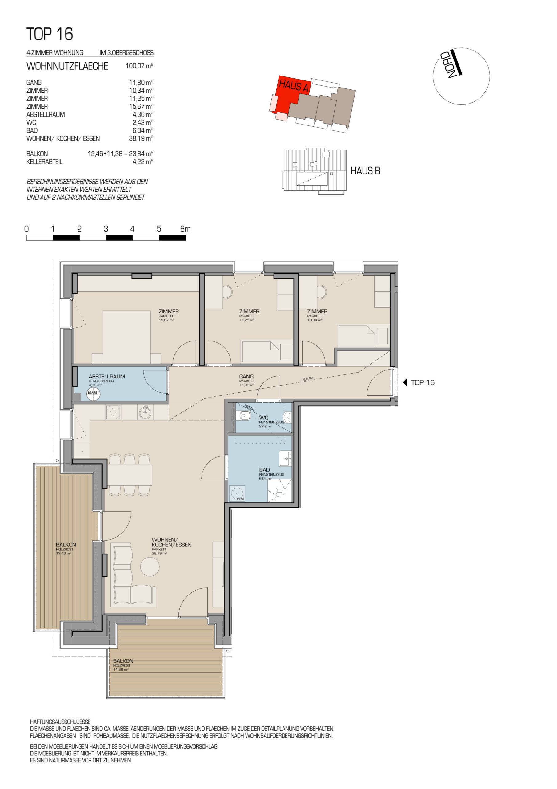 GRUNDRISS - Moderne Wohnungen im Herzen von Pettneu am Arlberg