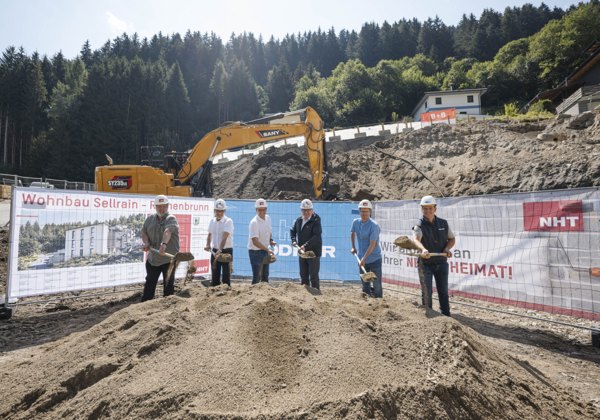 Sellrain Rothenbrunn Spatenstich